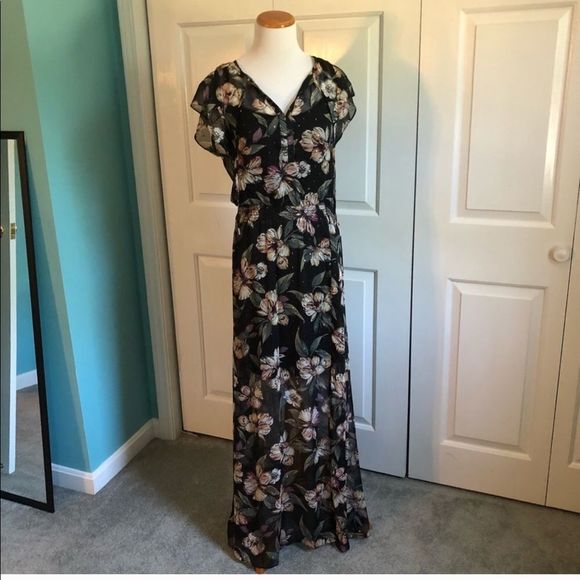 WHBM Floral Maxi Dress - Picture 3 of 8